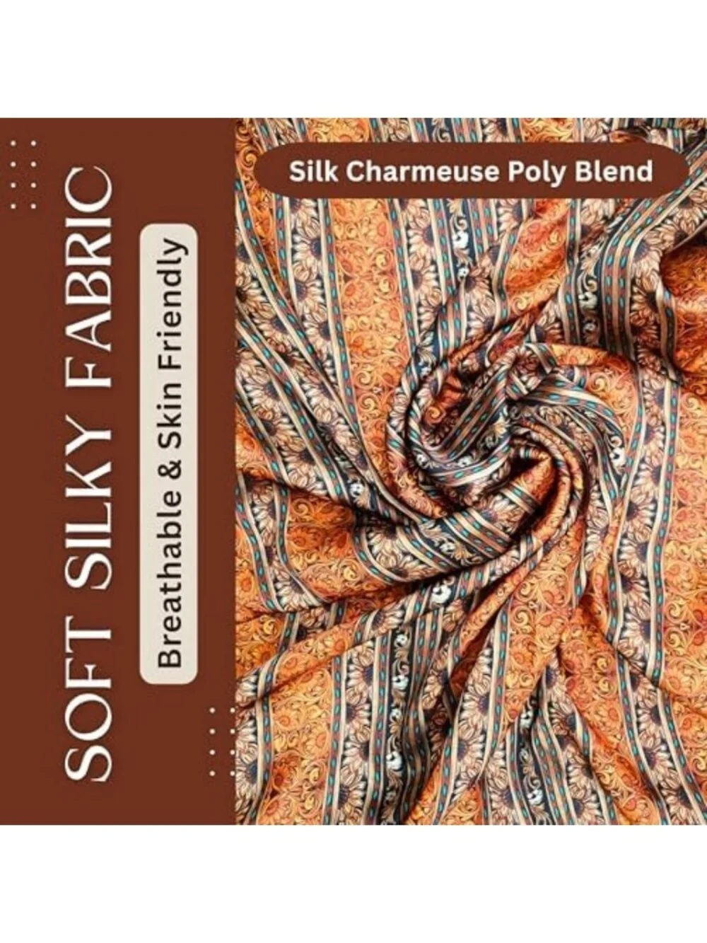 Silk Floral Bandana Scarf | 36